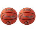 Champion Sports Official Size Rubber Basketball, Orange, Size 7, PK2 RBB1